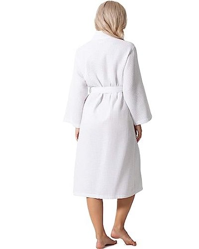 Waffle Knit Lightweight & Bath Robes for Women