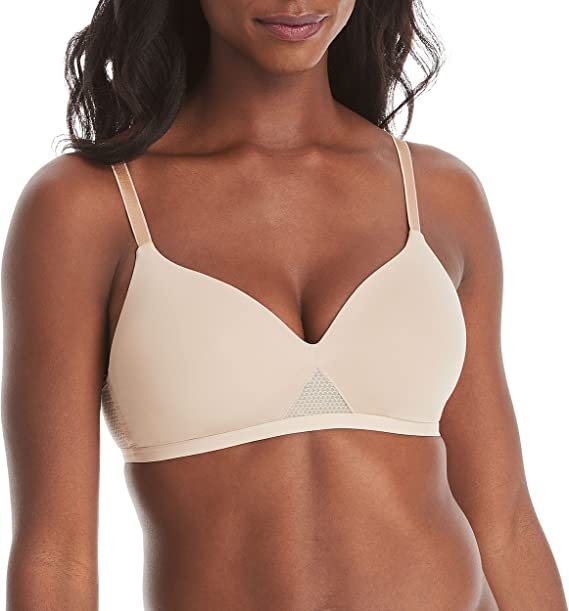Women's Wireless Bra with Comfort Foam, Full-Coverage T-Shirt Bra