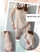 Womens Waffle Knit Pajama Sets Long Sleeve Top